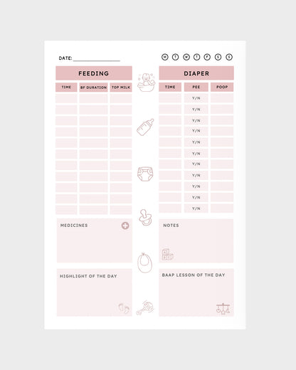 Daily Diary (Pink)